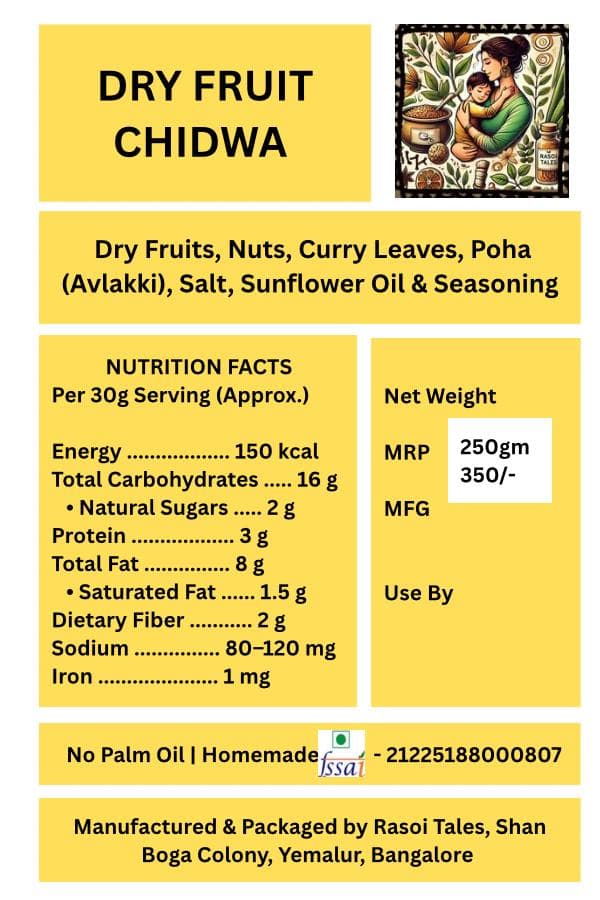 Dry Fruit Chidwa — Rasoi Tales